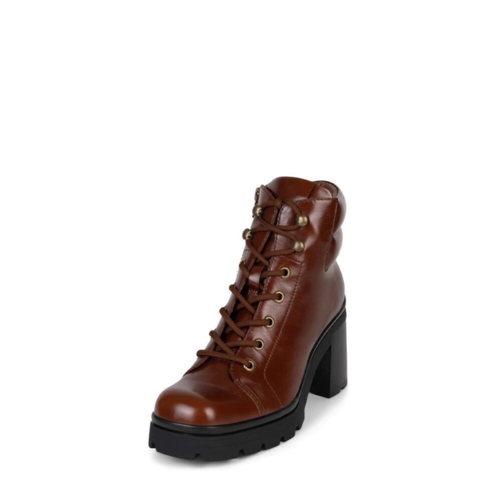 Jeffrey Campbell Hikes Block Heel chunky platform heel lace up lug boots booties
